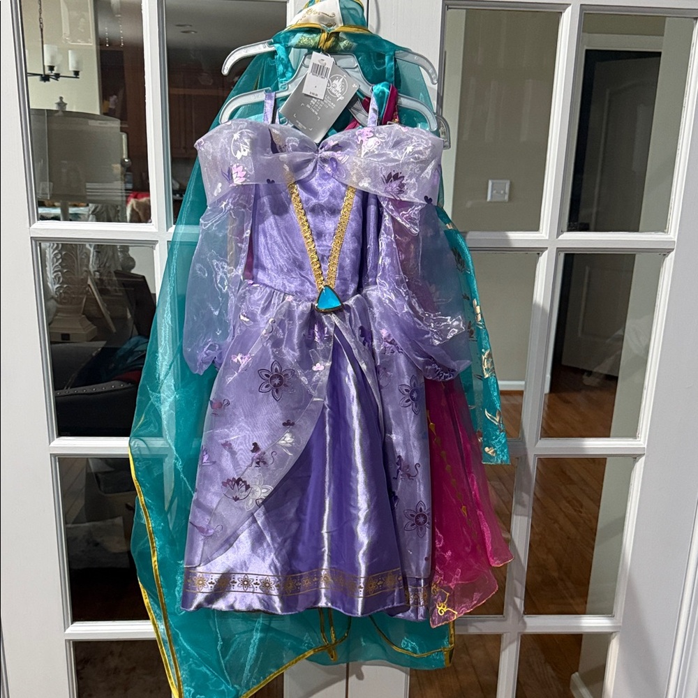 3 Disney Jasmine Princess Costumes and bag